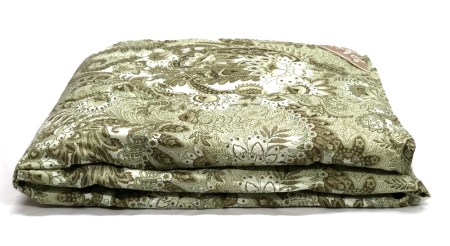 ホワイトダックダウン50%入り 洗える羽毛肌掛けふとん シングルサイズ(約150×210cm) グリーン色 FNU010 [1350]