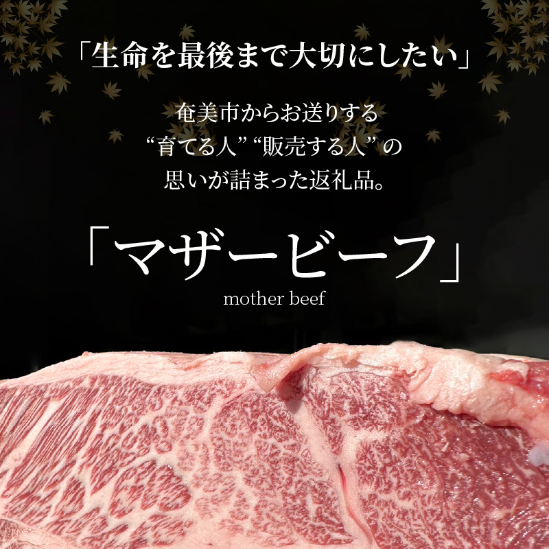 奄美マザービーフ　肩ローススライス - 牛肉 奄美マザービーフ 肩ロース スライス 鹿児島黒牛 マザービーフ すき焼き しゃぶしゃぶ 国産 内閣総理大臣賞受賞 お取り寄せグルメ-1001