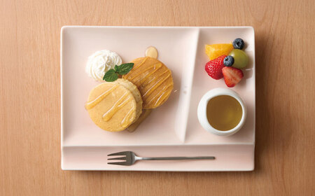 【美濃焼】 グッドデザイン賞受賞 miyama. 箸置き付仕切り皿 isola(イゾラ) パレットプレートL 桃釉 3枚 瑞浪市 / ミヤマプランニング 食器 プレート 仕切り皿 プレート 皿[AZC