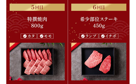 【和牛セレブ】 近江牛  定期便 「ビジネスクラス」（定期便6回）