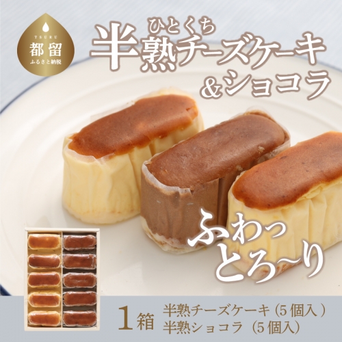 【ギフト用】半熟チーズケーキ5個・半熟ショコラ5個（10個入り）