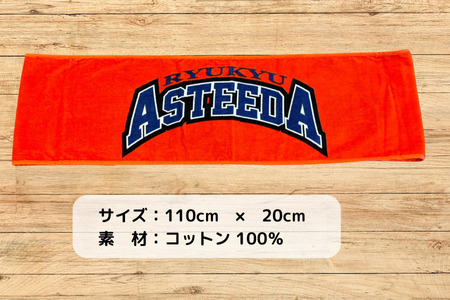 琉球アスティーダ　チームマフラータオル　チームロゴタオル 卓球 チョレイ Tリーグ 卓球リーグ 応援グッズ てぃーだくん ピンポン table tennis