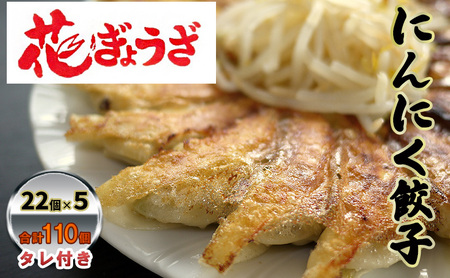 餃子 にんにく餃子 110個 22個×5袋 冷凍 餃子