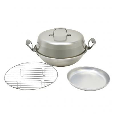 ふるさと納税 三条市 [ベルモント] 鉄製 燻製鍋27cm(クリア) スモーカー 燻製器 アウトドア用品【015S020】 |  | 01