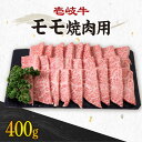 【ふるさと納税】《A4〜A5ランク》壱岐牛 モモ 400g （焼肉用）《壱岐市》【壱岐市農業協同組合】[JBO034] 冷凍配送 黒毛和牛 A5ランク 肉 牛肉 モモ 焼肉 焼き肉 赤身 BBQ 焼肉用 16000 16000円