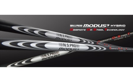 【日本シャフト】ハイブリッド用「複合シャフト」（N.S.PRO  MODSU3 HYBRID Graphite On Steel Technology）370Tip G.O.S.T.FLEX-S