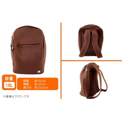 ふるさと納税 国東市 クロッツ バッグ 簡易防水リュック 18L / ブラウン_2532R-2 |  | 02