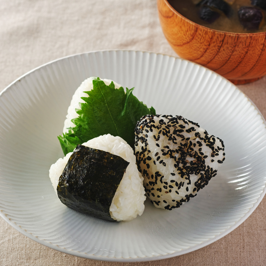 ＜アイガモの谷口＞”農薬不使用栽培米”「塩おむすび」12個【6ヵ月定期便】