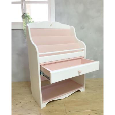 ふるさと納税 茅野市 メーベルヒナナ　木製　ブックシェルフ　絵本棚 ピンク |  | 02