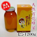 【ふるさと納税】「天然百花はちみつ1200g」でんのうさん家 | ハニー 蜂蜜 食品 人気 おすすめ 送料無料