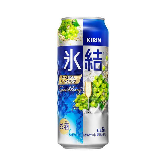 
【6ヵ月定期便】キリン 氷結シャルドネスパークリング 500ml×48本　【定期便・ お酒 アルコール アルコール飲料 晩酌 家飲み 宅飲み 飲み会 集まり バーベキュー BBQ イベント 飲み物 フルーティー 】
