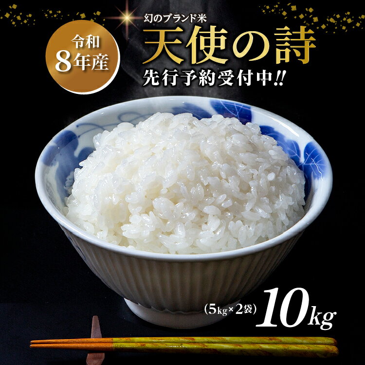 【ふるさと納税】＼さがびよりの母系品種／【令和8年産 新米 希少米】 天使の詩 5kg×2袋 計10kg さがびより の母で生産が難しいお米 | ふるさと納税 米 ふるさと納税 新米 令和8年産 お米 白米 10kg 5kg ふるさと 人気 令和8年 こめ コメ ごはん _c-128