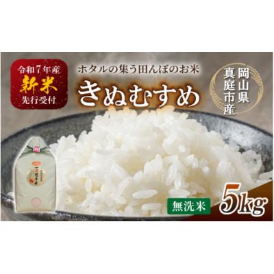 ふるさと納税 真庭市 【令和7年産】真庭市産 きぬむすめ　無洗米5kg