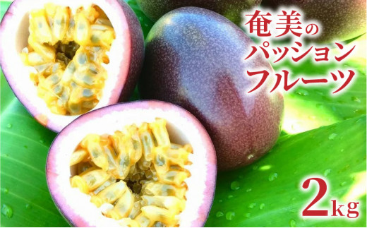 【2025年先行予約】奄美のパッションフルーツ 2kg　A041-001
