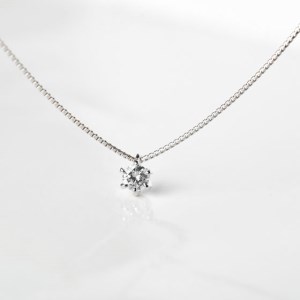 一粒ダイヤモンド シンプルプチペンダント 0.1ct diap_fs_0001