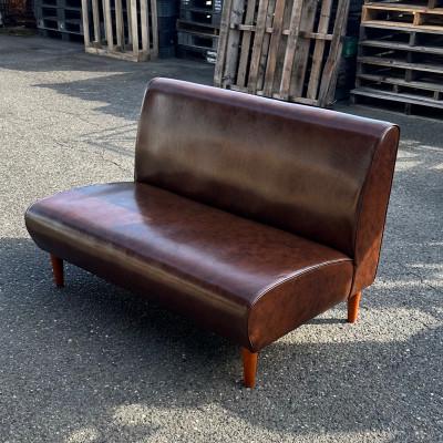 ふるさと納税 富田林市 Cokes Sofa 2人掛け(コークスソファ)ビンテージ ダークブラウン【SWOF】 |  | 01