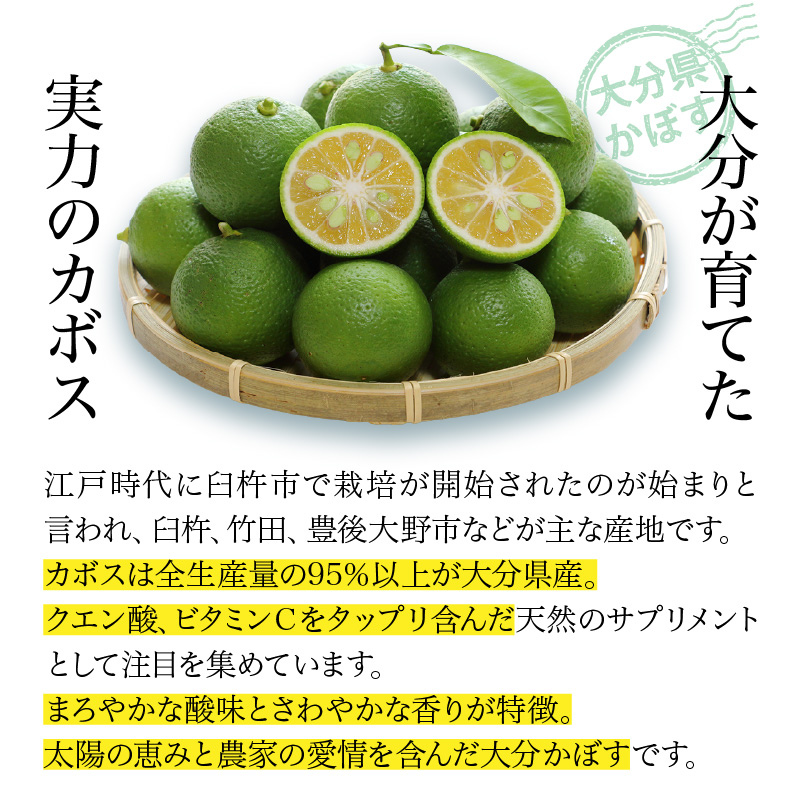 【毎月1ケース】つぶらなカボス　2回定期便_2726R-1