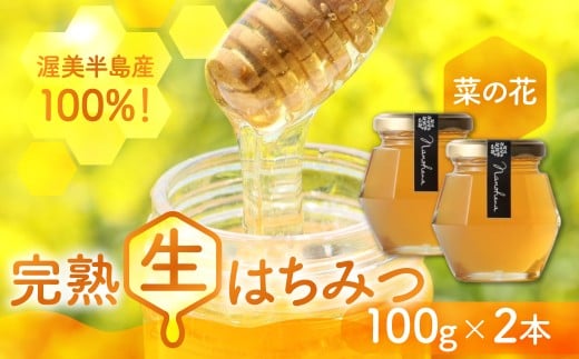 純粋菜の花はちみつ100g 2本 蜂蜜 ハチミツ はちみつ お取り寄せ ご当地 グルメ 取り寄せ グルメ お土産 土産 純粋はちみつ ハニー 純粋ハチミツ 蜂 国産はちみつ 国産ハチミツ 産地直送 健康 送料無料 菜の花 渥美半島