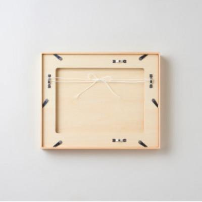ふるさと納税 飯南町 GOSHIKI FRAME【秋夕・Sサイズ】(町産ヒノキのフォトフレーム) |  | 01