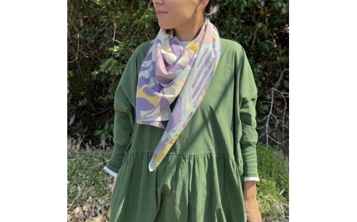 
            スカーフ「テンキ」うららか（コットンシフォン100％） 1枚
          