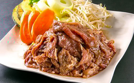 【1ヶ月毎8回定期便】エゾ鹿肉のジンギスカン 計1.5kg（300g×5パック）