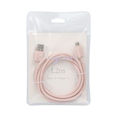 ふるさと納税 海老名市 USB Type-A to USB Type-C シリコンケーブル 1.2m ローズピンク |  | 01