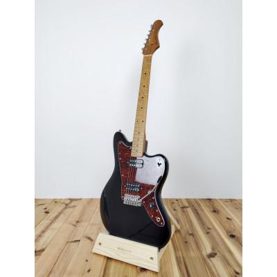 ふるさと納税 横手市 WOOD WORKS ギタースタンド 1本掛け エレキギターオフセットボディ用/ナチュラル |  | 01