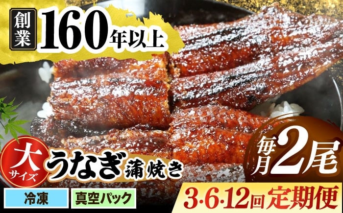 
            【うなぎや】 【選べる定期便回数】 炭火焼 うなぎの蒲焼き 2尾 【紀州備長炭使用】 鰻 ウナギ 丑の日 多治見市/うなぎや [TFO007]
          