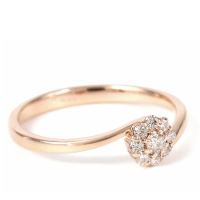 ふるさと納税 笛吹市 K18PG　ダイヤ0.18CT　リング R3715DI-R  #10 |  | 02