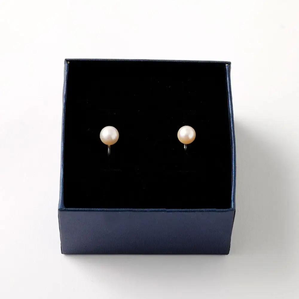 アコヤパール ピアス イヤリング 7mm 8mm 樹脂パーツ　金属アレルギー対応