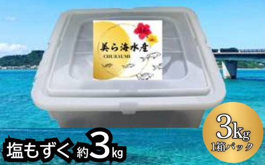 
【美ら海水産】塩もずく（約3kg）
