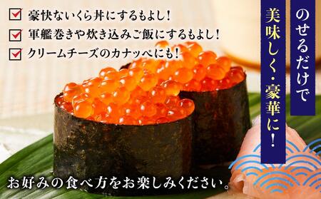 いくら醤油漬け 500g パック イクラ しょうゆ漬け サケ さけ しゃけ シャケ 海鮮丼 魚介 魚卵 北海道 生産者 支援 応援