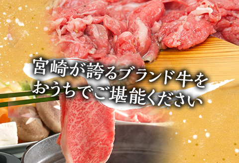 宮崎牛 モモスライス・切り落とし セット 計800g |牛肉 牛 肉 モモ スライス 切り落とし