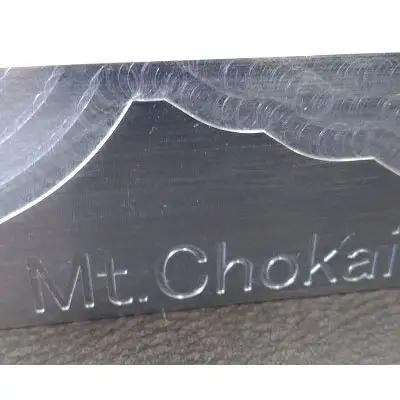 ものづくりのまちのペーパーウェイト（にかほ市の鳥海山刻印・7×3×3cm） 雑貨 日用品 文房具 