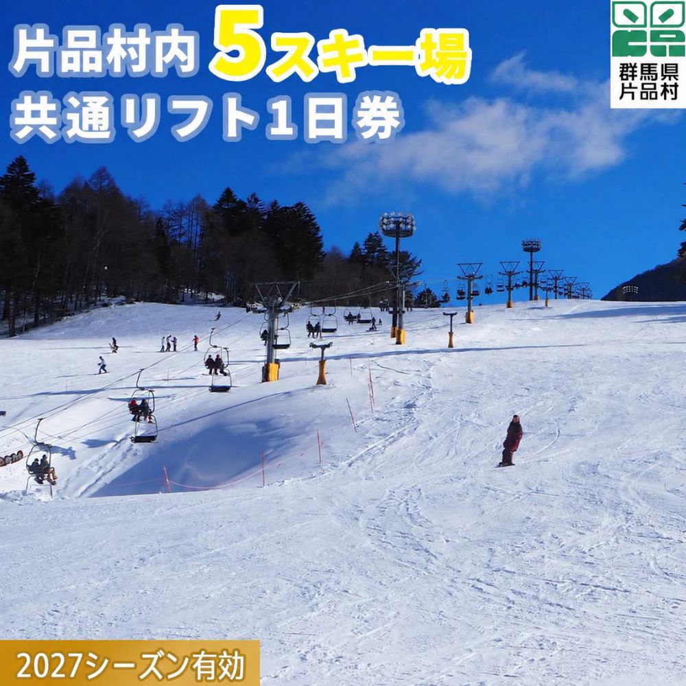 【ふるさと納税】2027シーズン有効 スキーリフト券（1日券引換券） リフト券 スキー スノーボード 群馬 片品村