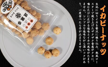 豆菓子 大袋3種 460g【イカ味ピーナッツ・柿のペッパー空豆・カマンのり巻き】 森田屋