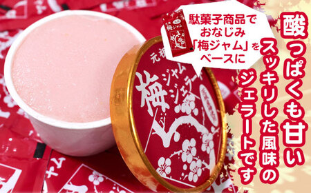 No.533 坂東市産　冷凍焼きいも（紅はるか）1kgと梅ジャムジェラート100g×6個