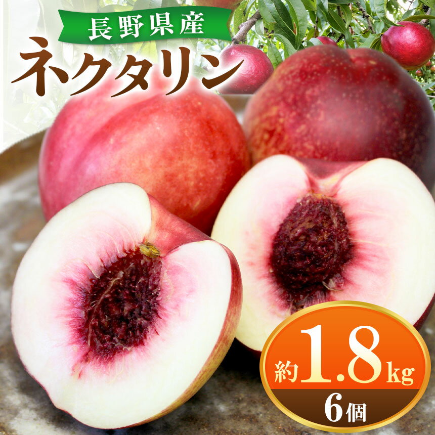 【ふるさと納税】 木島平村産 ネクタリン6個入り | 果物 フルーツ fruits ネクタリン ファンタジア 木島平村 長野県 信州 北信州