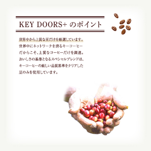 キーコーヒー KEY DOORS+ モカブレンド (VP) 180g 24袋 コーヒー 粉 ドリップ セット レギュラーコーヒー 真空パック