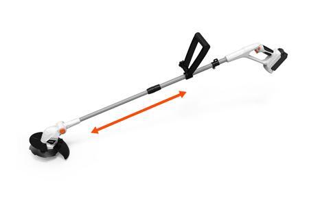 草刈り　充電式グラストリマー　JGT160M2　ホワイト【アイリスオーヤマ】【アイリスオーヤマ宮城】