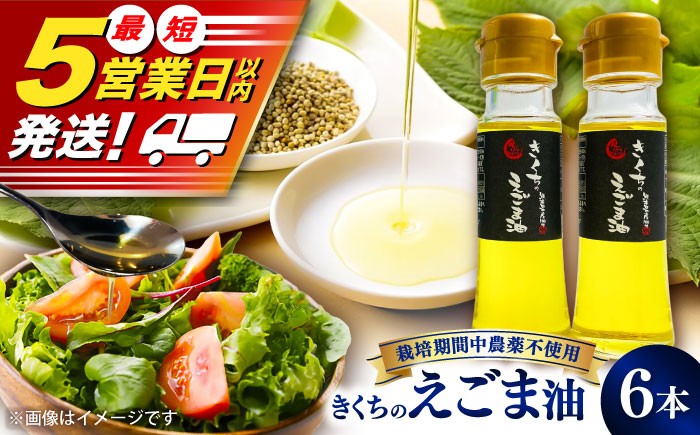 
            きくちのえごま油 計270g(45g×6本) / エゴマ油 えごま油 荏胡麻油 エゴマ えごま 荏胡麻 食用油 セット 熊本 菊陽 人気 おすすめ 国産 無着色 低温圧搾 コールドプレス オイル 油 調味料 健康 美容 オメガ3 αリノレン酸 ご当地 グルメ プレゼント 【菊池えごま生産組合】 [BHAT003]
          