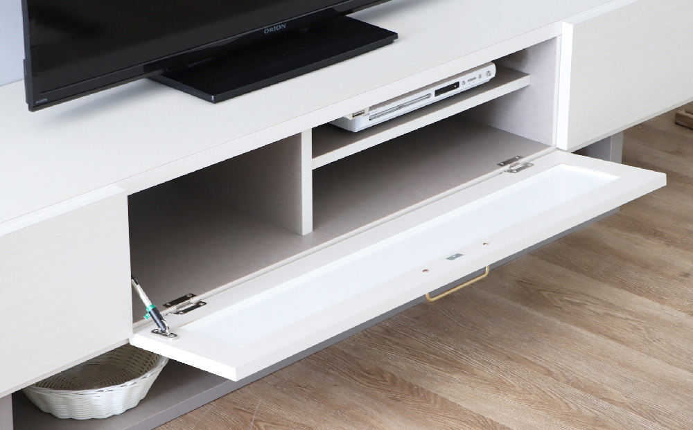 【東馬家具】シロカ TV 180【家具 ローボード TV 国産 完成品】(H060606)