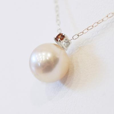 ふるさと納税 天草市 真珠 ネックレス 8-8.5mm ホワイトピンク 1月 ガーネットK18WG_S101-503 |  | 01