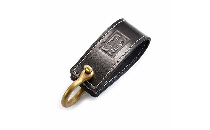 ビンテージオイルシュリンクレザーのキーホルダー ビンテージブラック ファッション小物 ファッション