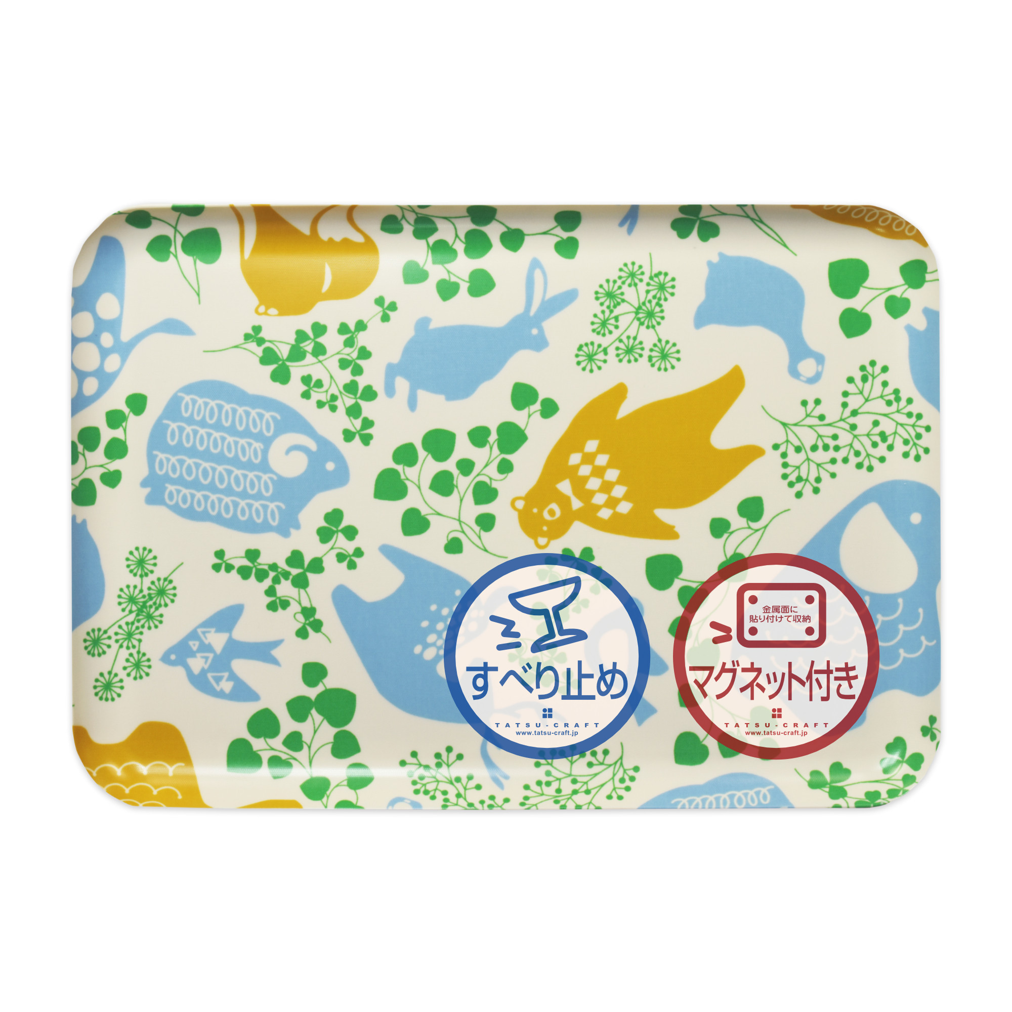 TATSU-CRAFT マグネットトレー L 39cm どうぶつ すべり止め付き ［Tk1116］ 303446_DA90835