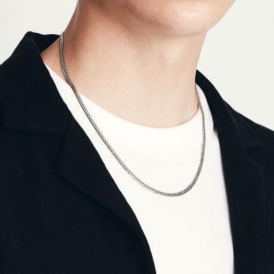 ふるさと納税 魚津市 Pt850 ダブル六面喜平ネックレス 50cm-30g造幣局検定マーク入り |  | 03