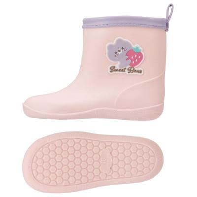 ふるさと納税 奈良市 キッズ ワッペン付きレインブーツ 16cm  RIBTW16【Sweet Bear】 672101 |  | 01