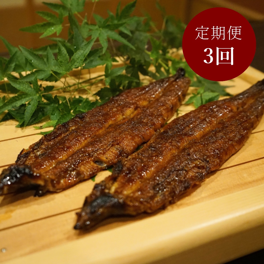 ＜うなぎ割烹　みかわ三水亭＞三河産鰻蒲焼「極み」145g×2尾【3カ月定期便】（三越伊勢丹選定）MI-8・M106