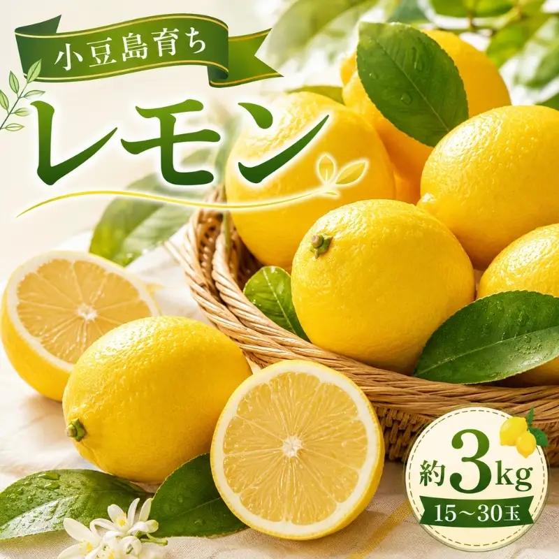 レモン 柑橘 フルーツ 小豆島育ちのレモン 小豆島産 レモン【約3kg】