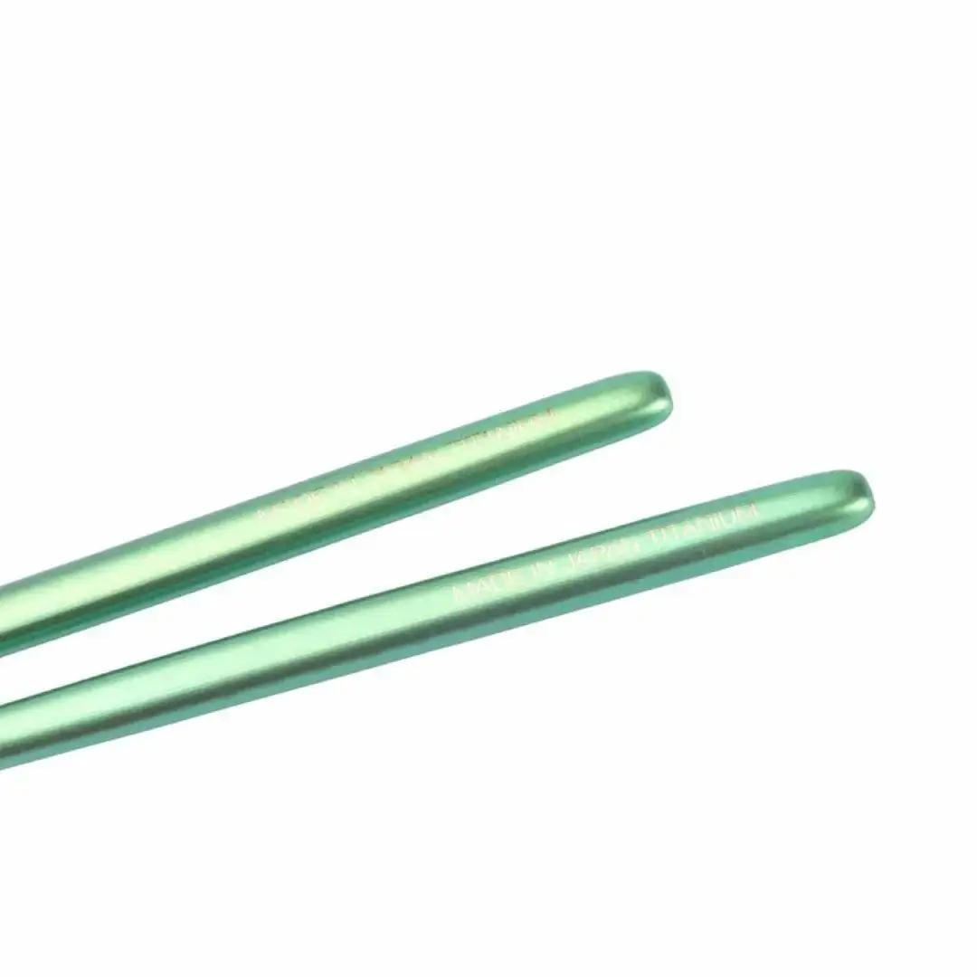 スノーピーク チタン先細箸グリーン SCT-115-GR (Snow Peak) キャンプ用品 アウトドア用品 箸 スノーピーク 【012S034】